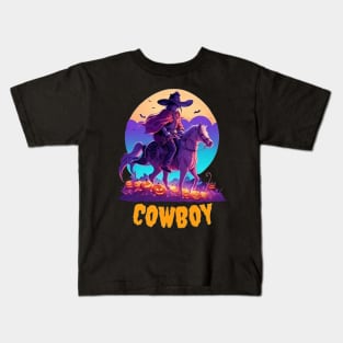 Halloween Cowboy Kids T-Shirt